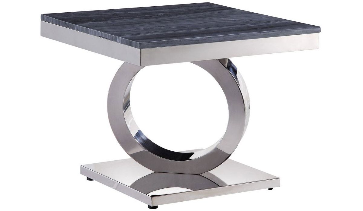 Corey Marble Top Modern End Table