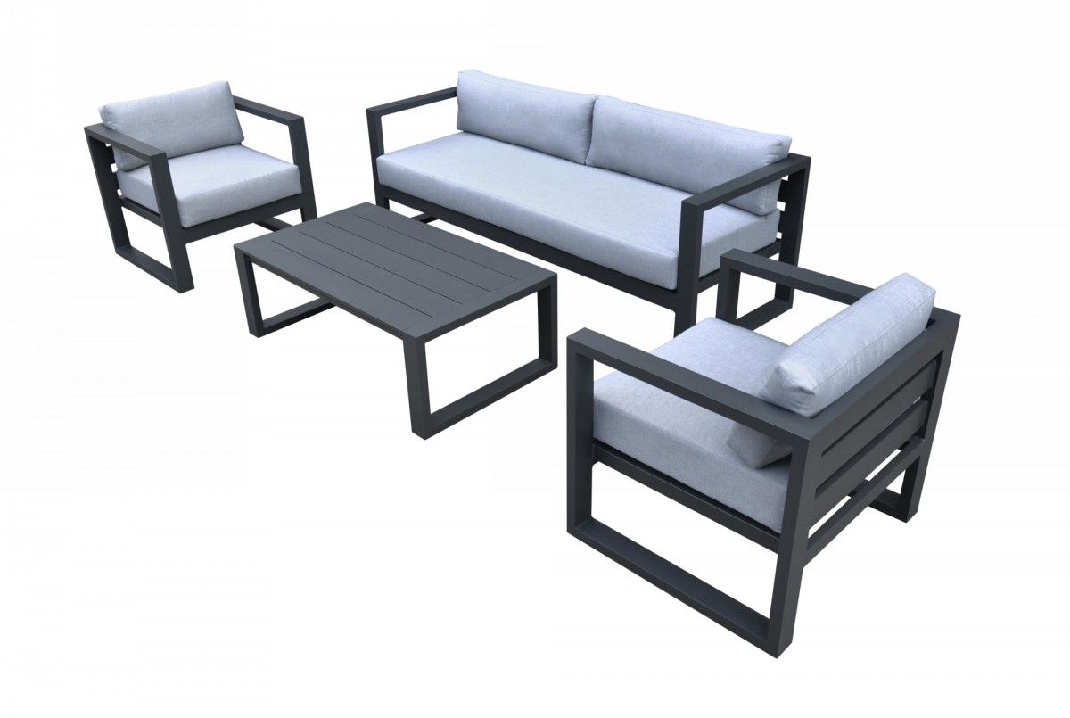 Corfan 4-Piece Outdoor Sofa Set With Coffee Table