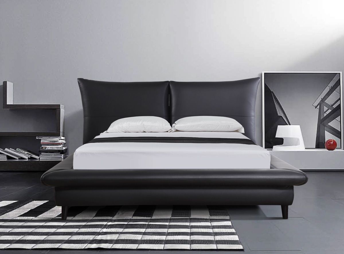 Corsi Black Platform Bed