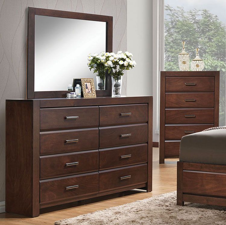 Corsic Contemporary Dresser With Mirror