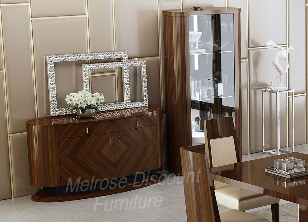Corso Italian Design Buffet and Curio Cabinet