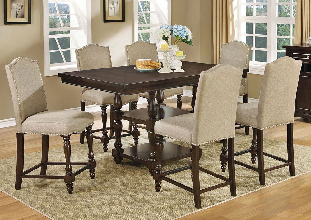 Cosmos Classic Counter Height Table Set