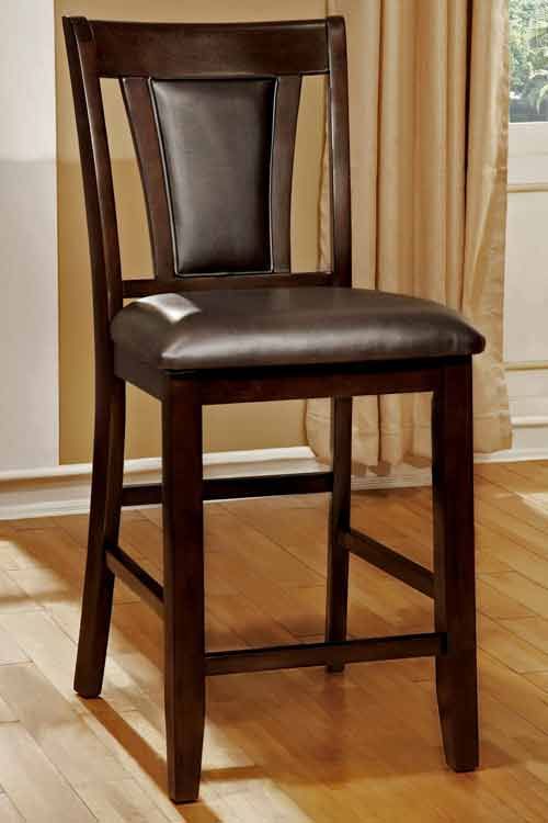 Cotette Chocolte Leatherette Chair