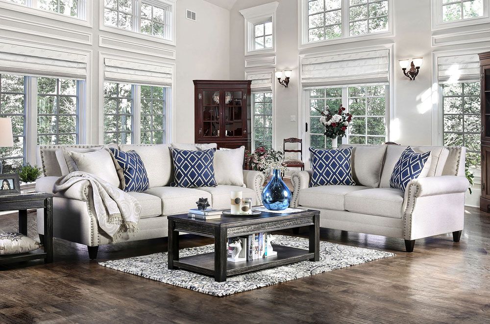 Dalena Transitional Style Sofa