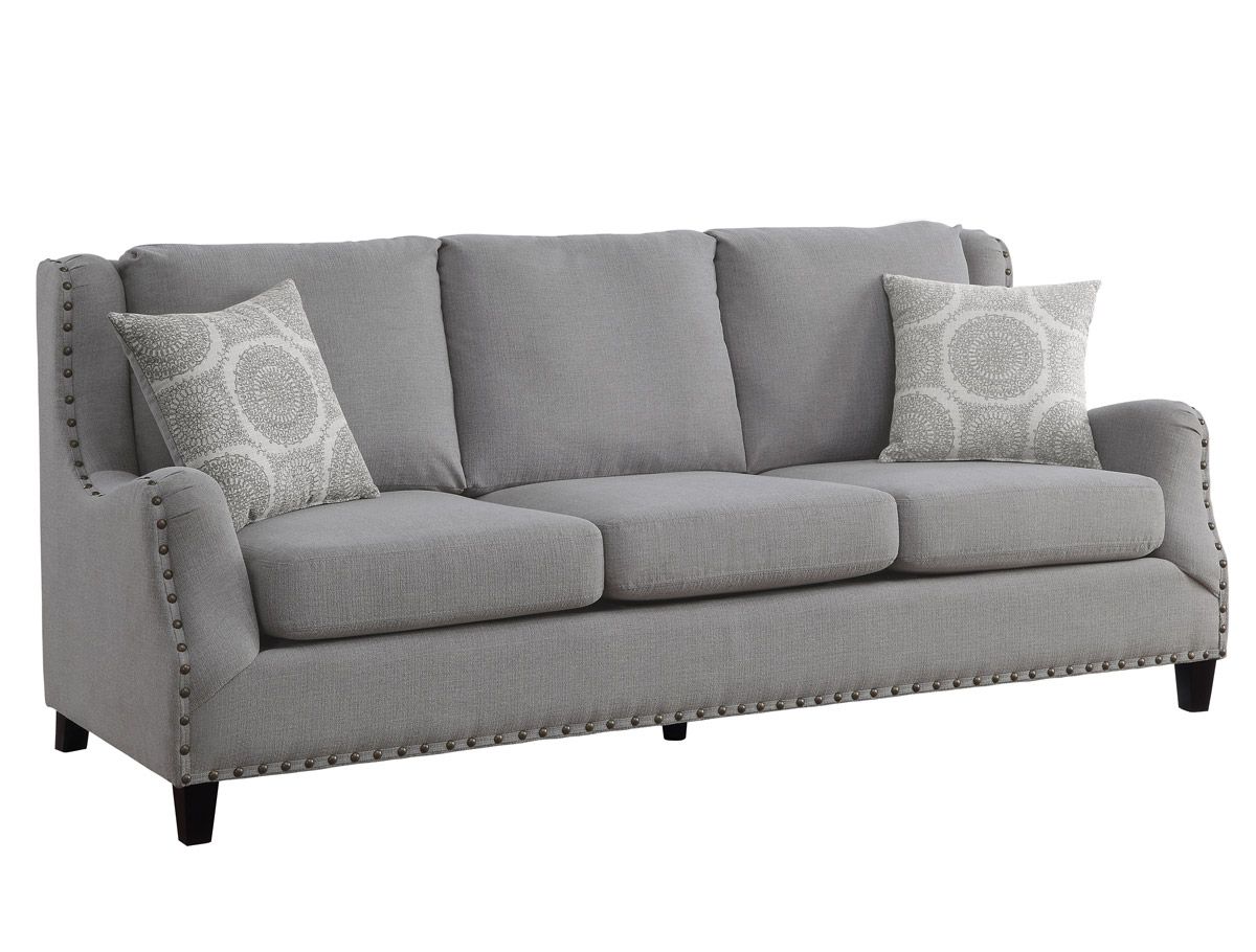 Dalton Grey Fabric Sofa