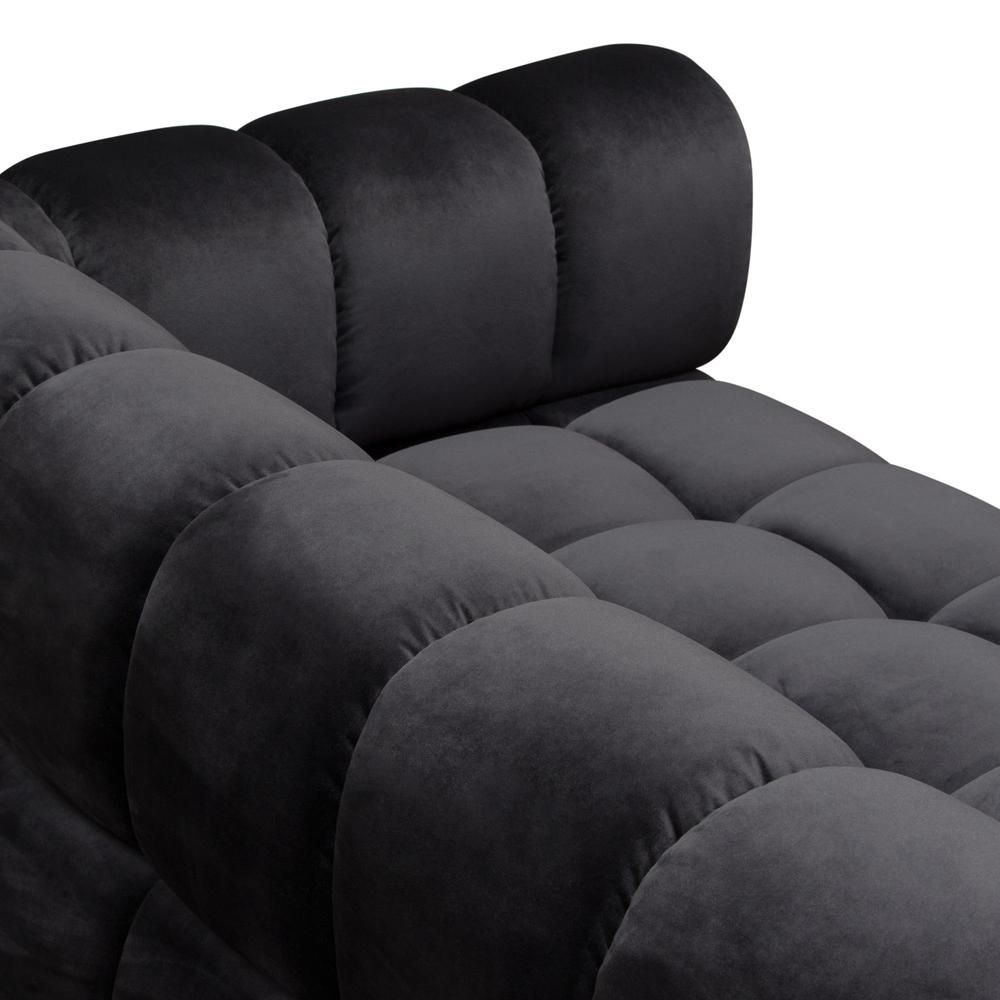 Dasha Black Velvet Sofa