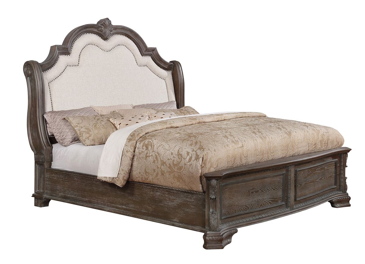 Davina Traditional Sleigh Bed