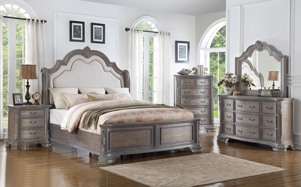 Davina Traditional Sleigh Bed Collection