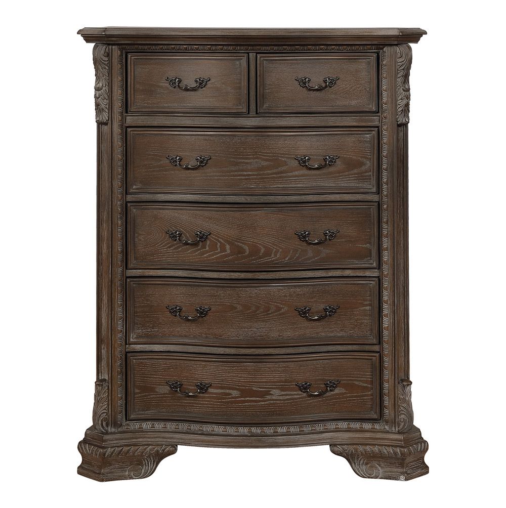 Davina Antique Grey Chest