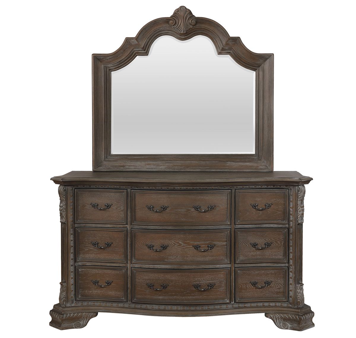 Davina Antique Grey Dresser