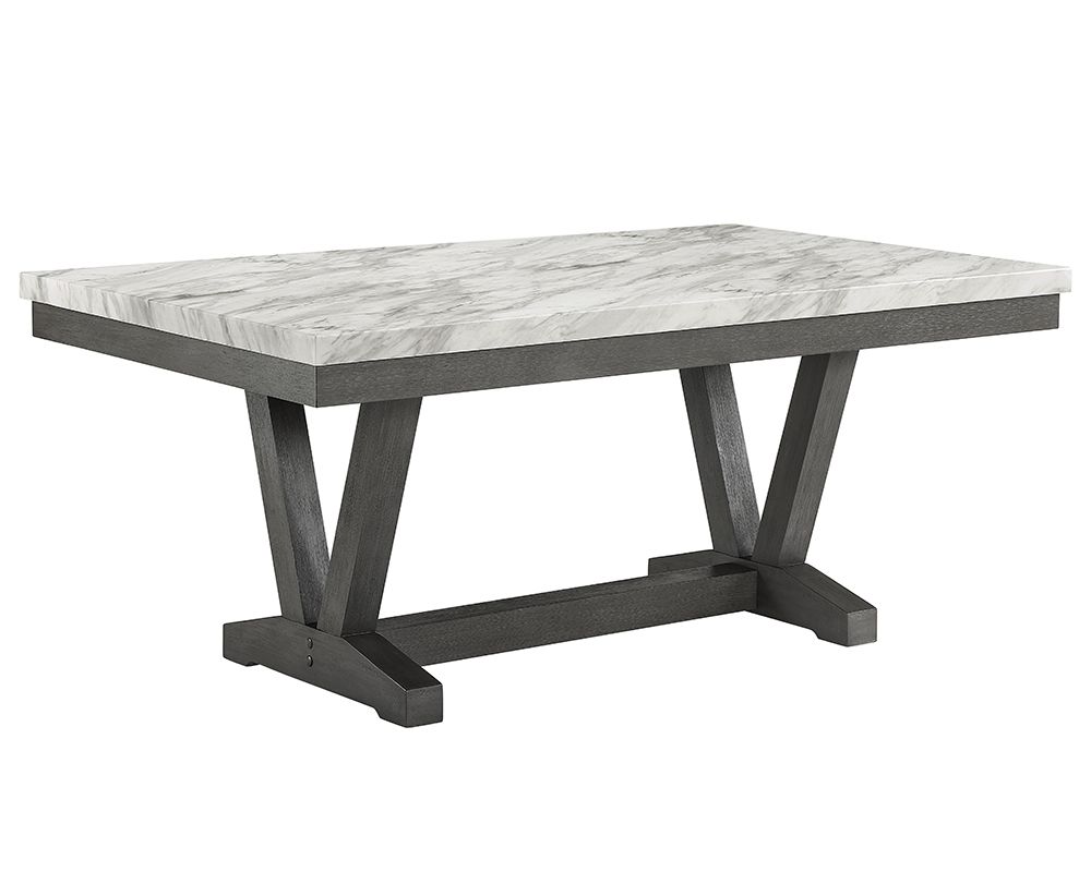 Debbie Faux Marble Dining Table