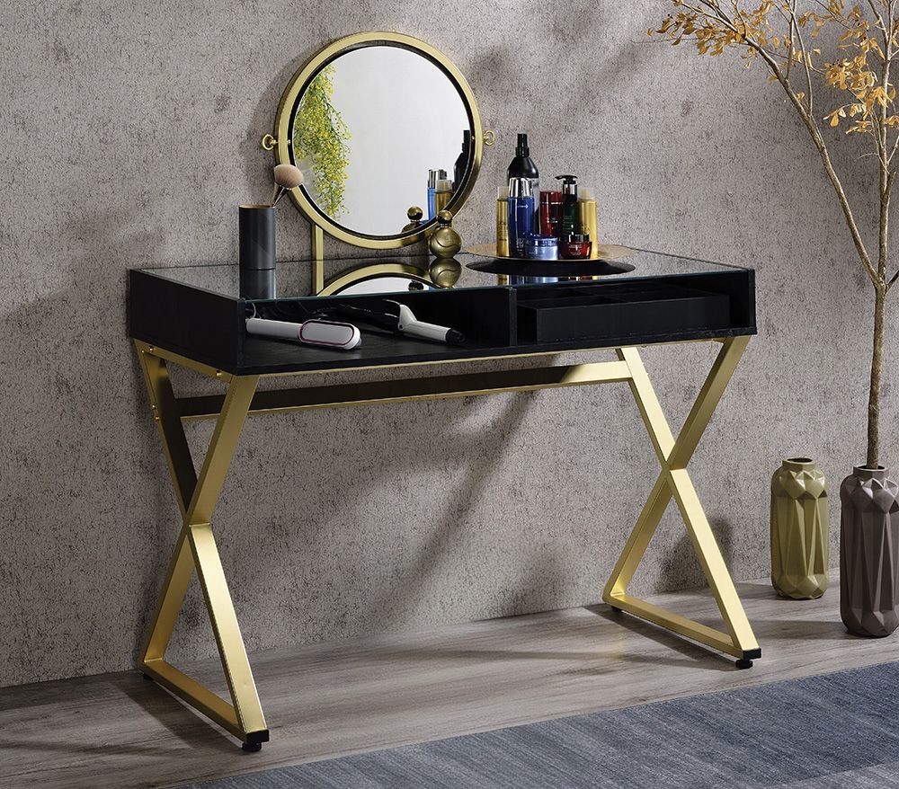 Delaney Desk With Mirror