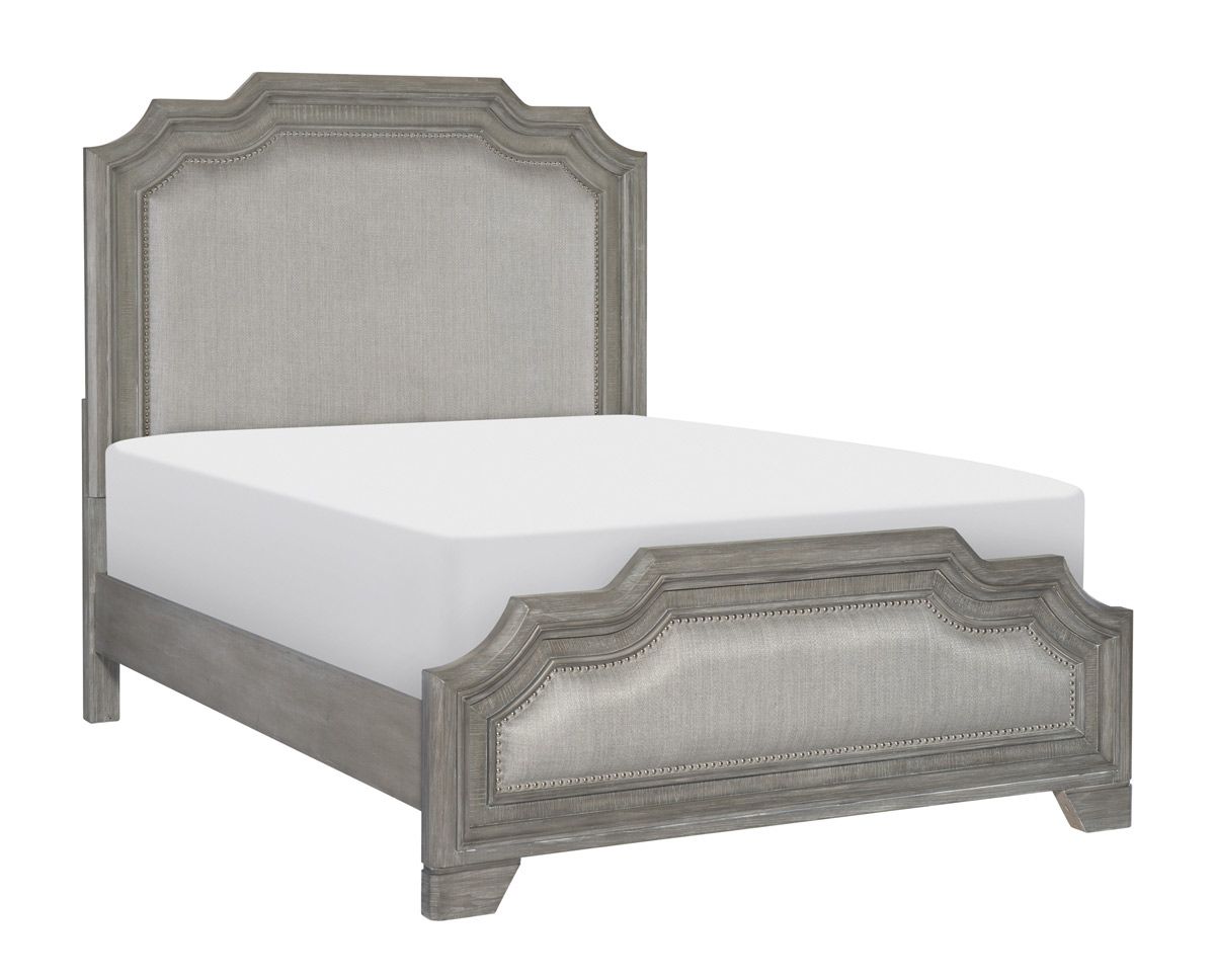 Delhi Driftwood Grey Finish Bed