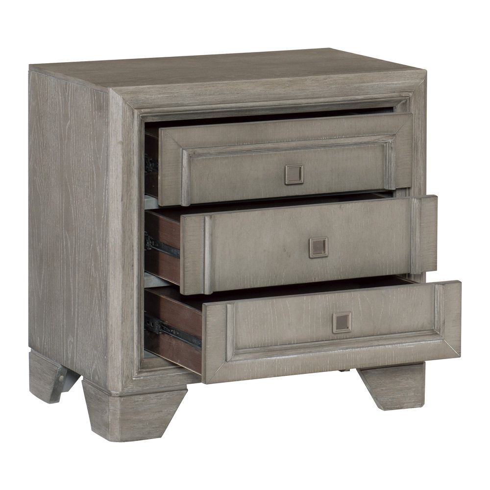 Delhi Driftwood Grey Finish Night Stand