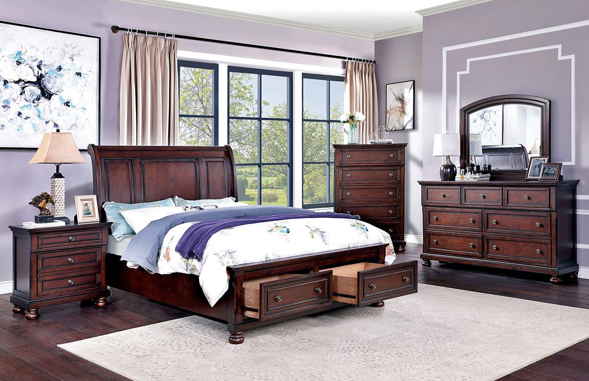 Deniro Bed With Storage Drawers
