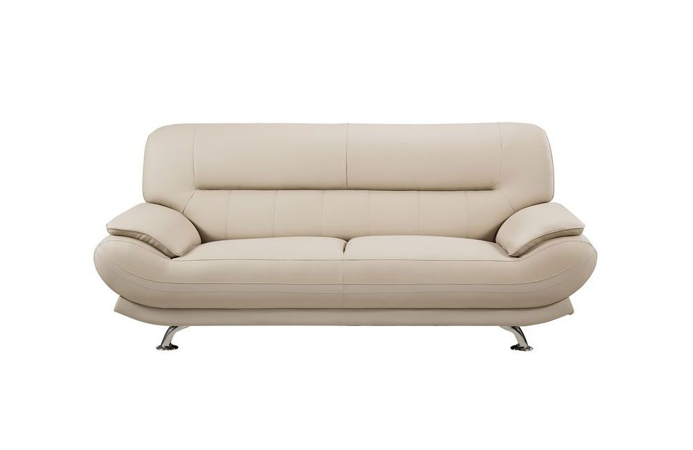 Denzel Beige Leather Sofa,Denzel Beige Leather Chair,Denzel Beige Leather Sofa Set