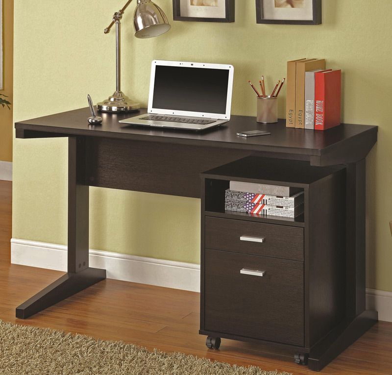 Bracie Computer Desk With File Cabinet