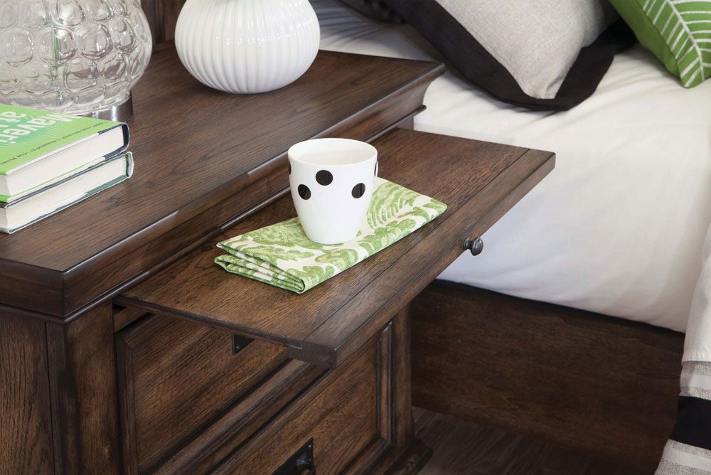 Draper Night Stand Pull Out Tray