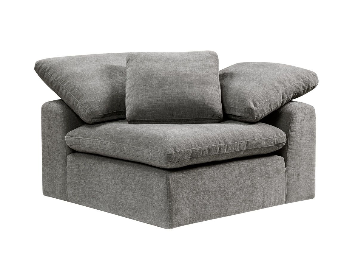 Dreamer Grey Linen Modular Sectional Corner