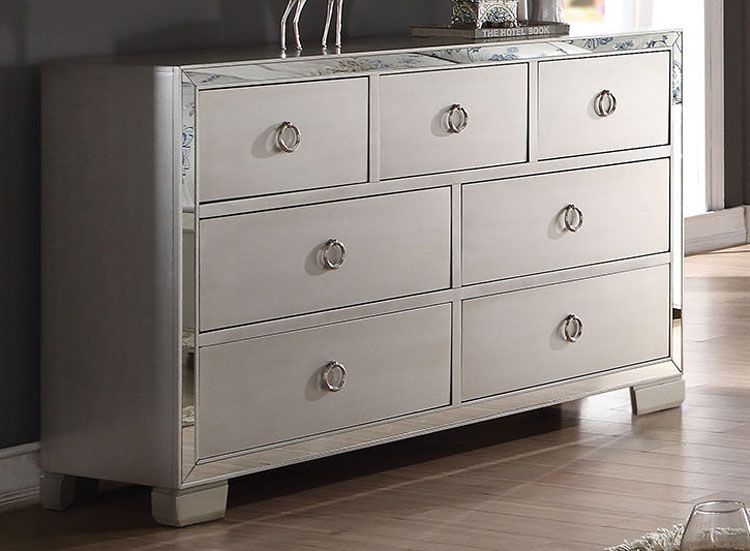 Dria Platinum Finish Dresser