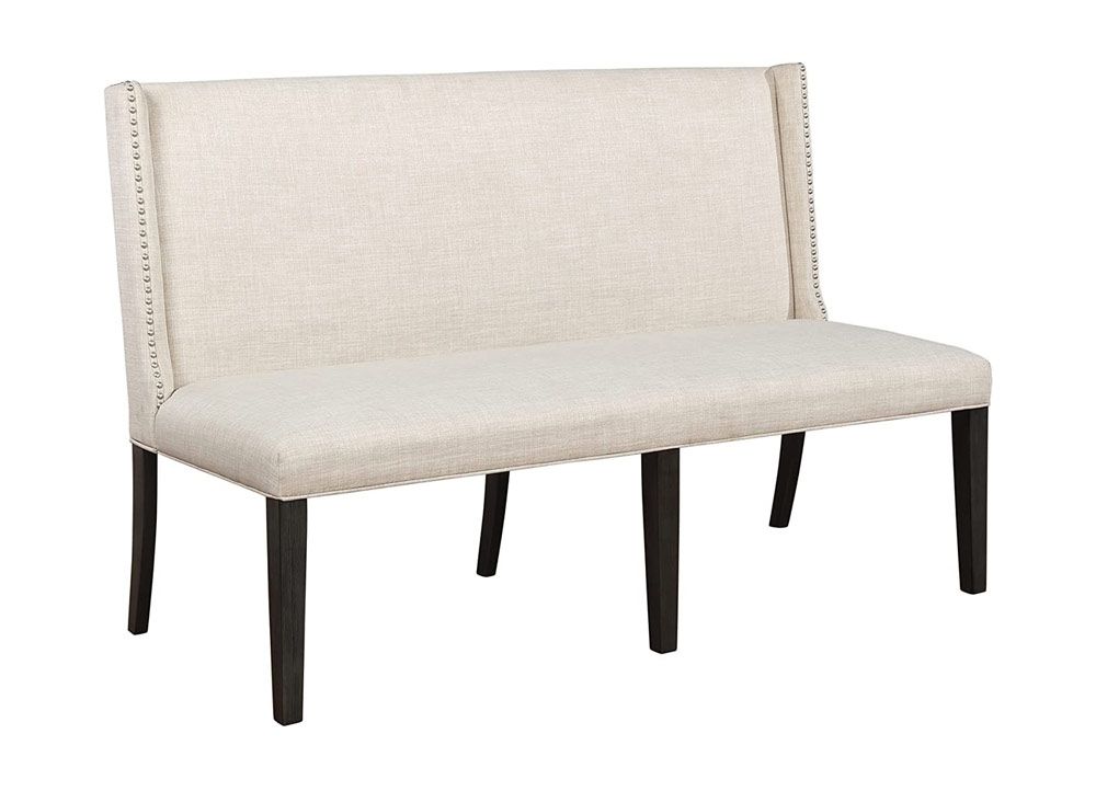Duran Transitional Style Dining Bench Chair