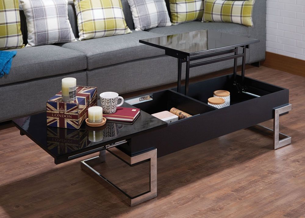 Easmor Glossy Black Coffee Table