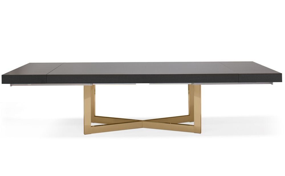 Edina Dining Table With Gold Base