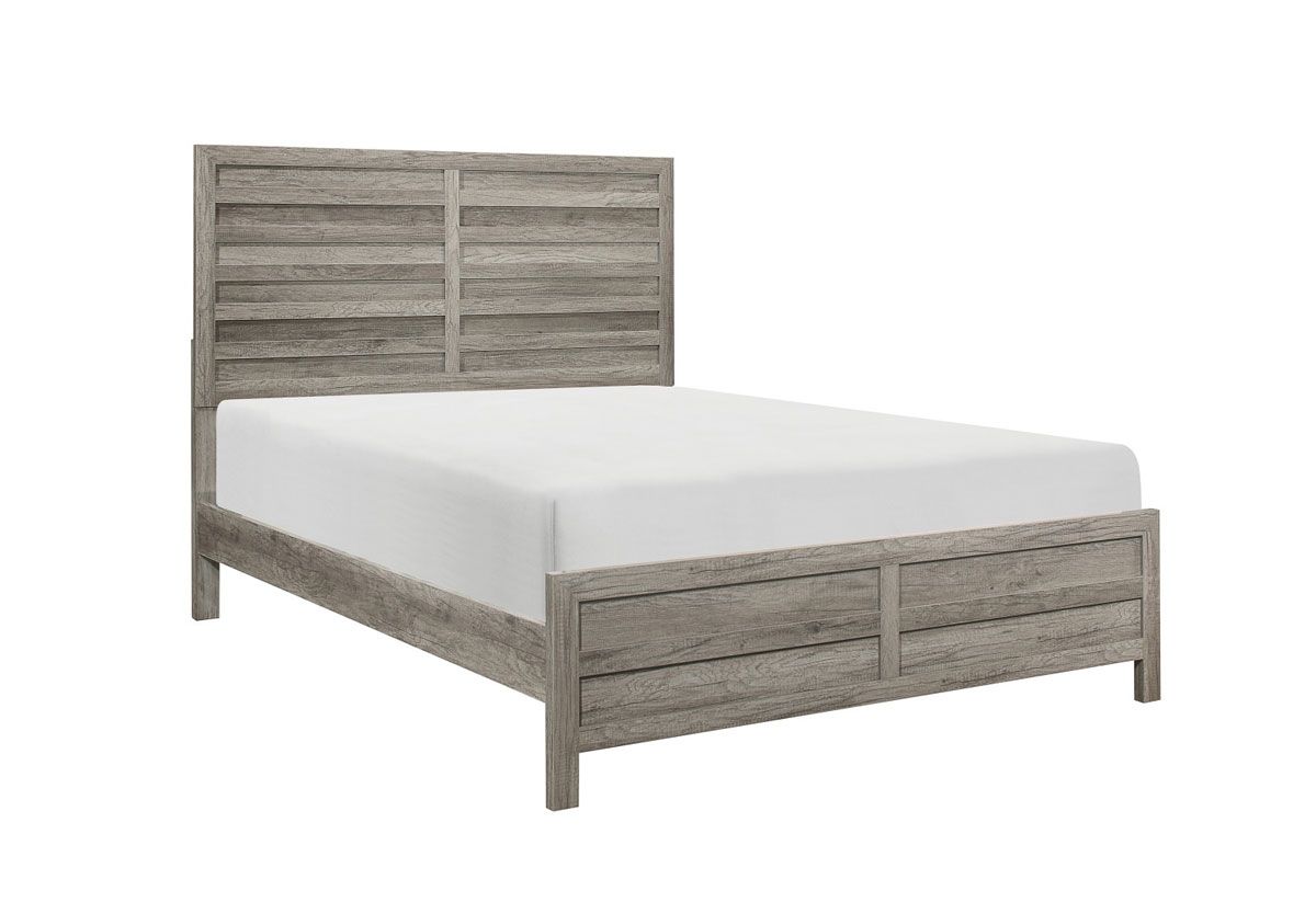 Edmonstone Rustic Grey Bed