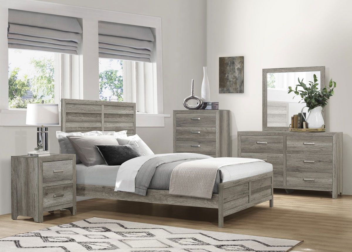 Edmonstone Bedroom Furniture Rustic Grey