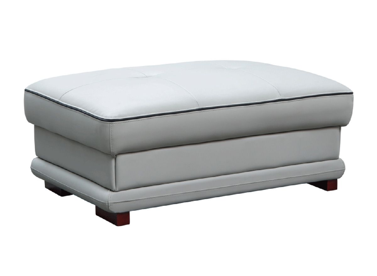 Encore Top Grain Leather Ottoman