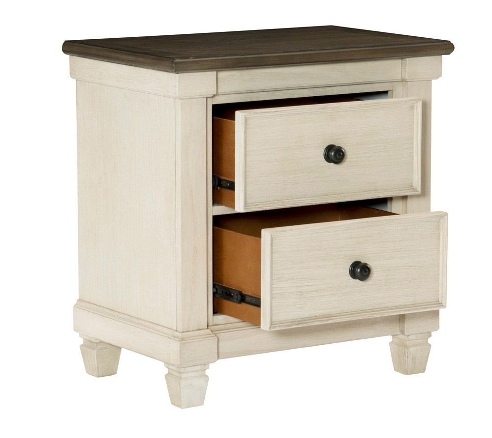 Erlend Antique White Night Stand