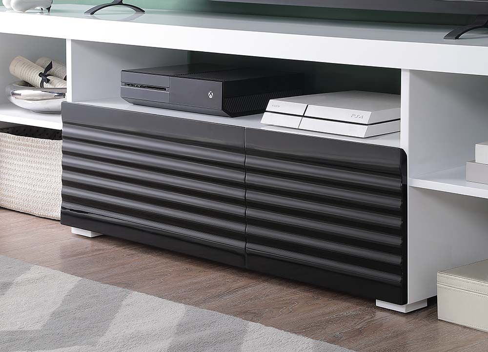 Esperia Black and White TV Stand