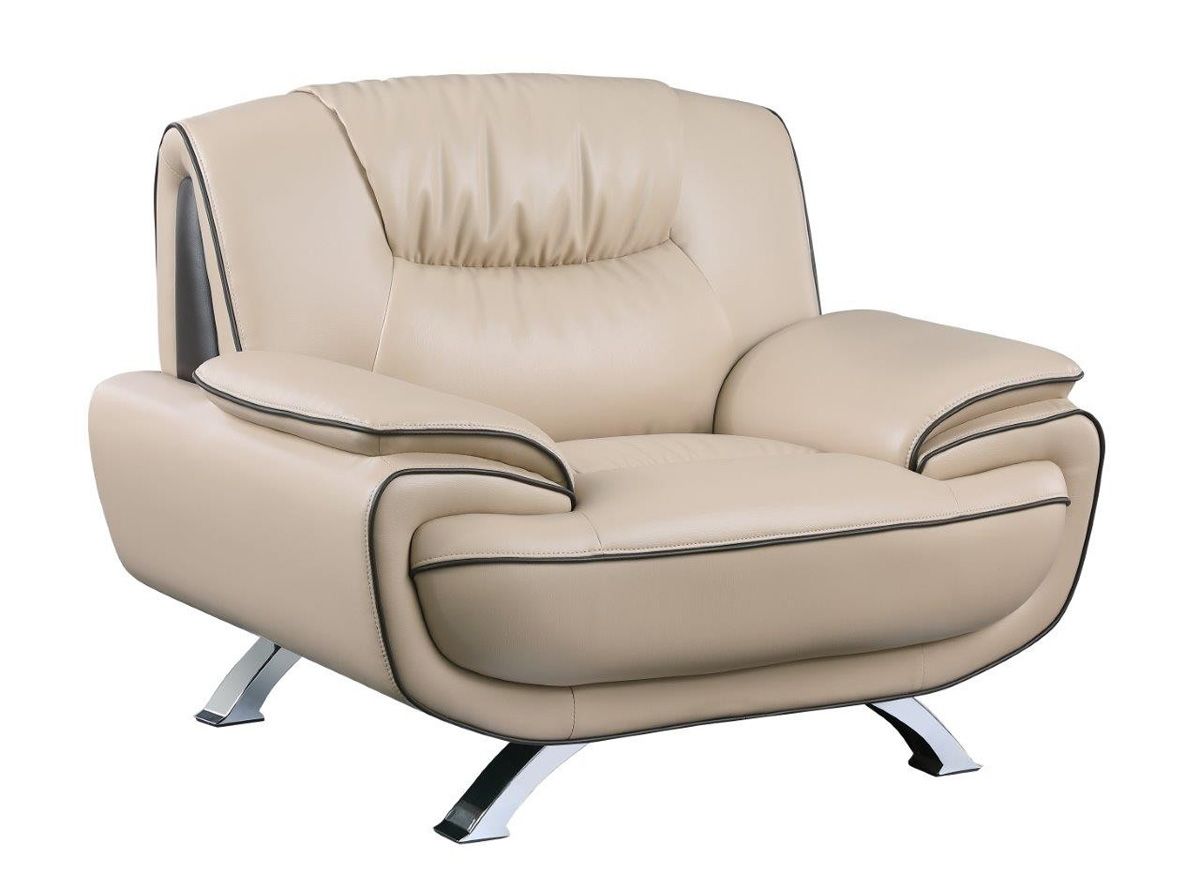 Eva Beige Modern Chair