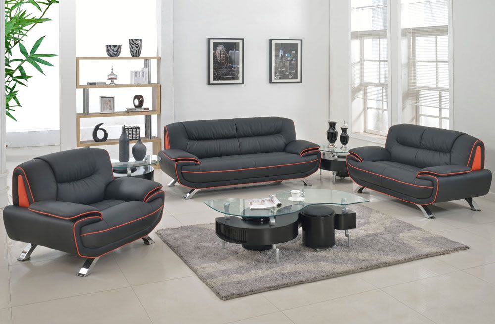 Eva Modern Genuine Leather Living Room Furniture