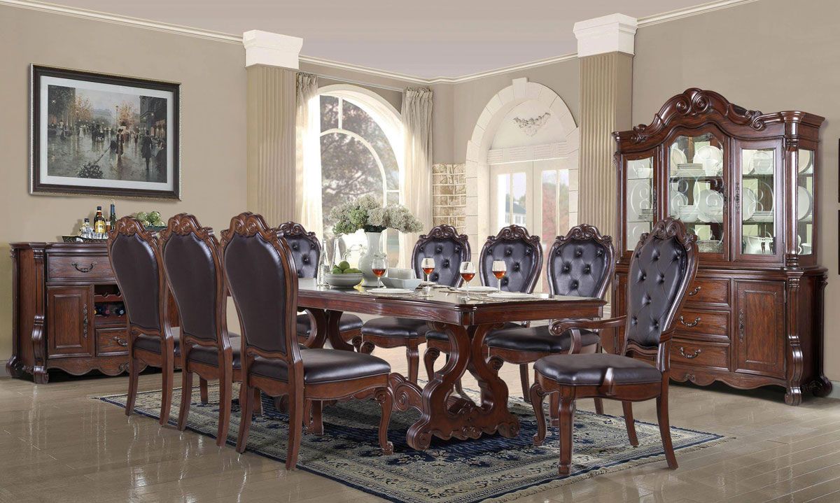 Evelyn Victorian Formal Dining Table Set