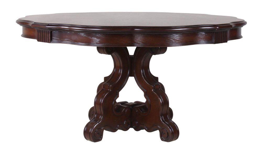 Evelyn Traditional Round Dining Table