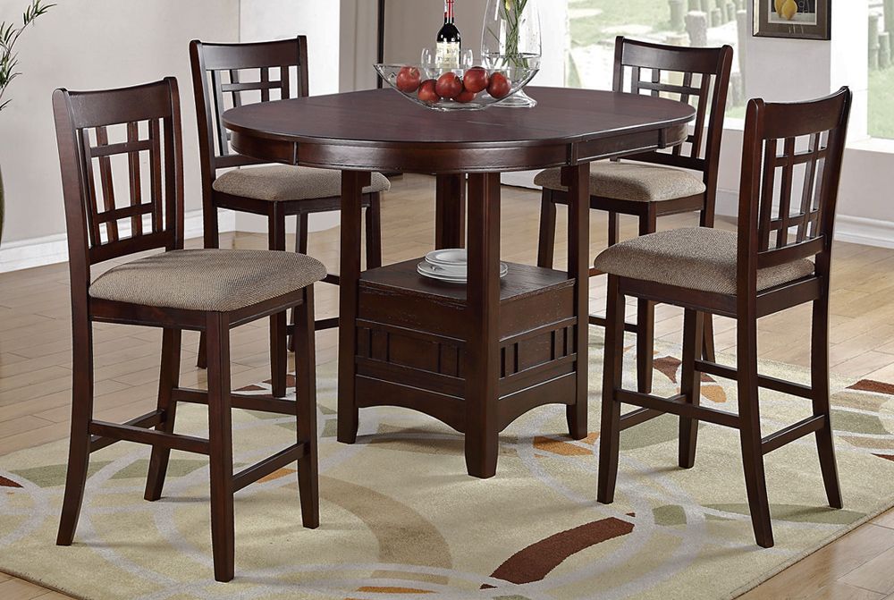 Evan Extendable Counter Height Table Set