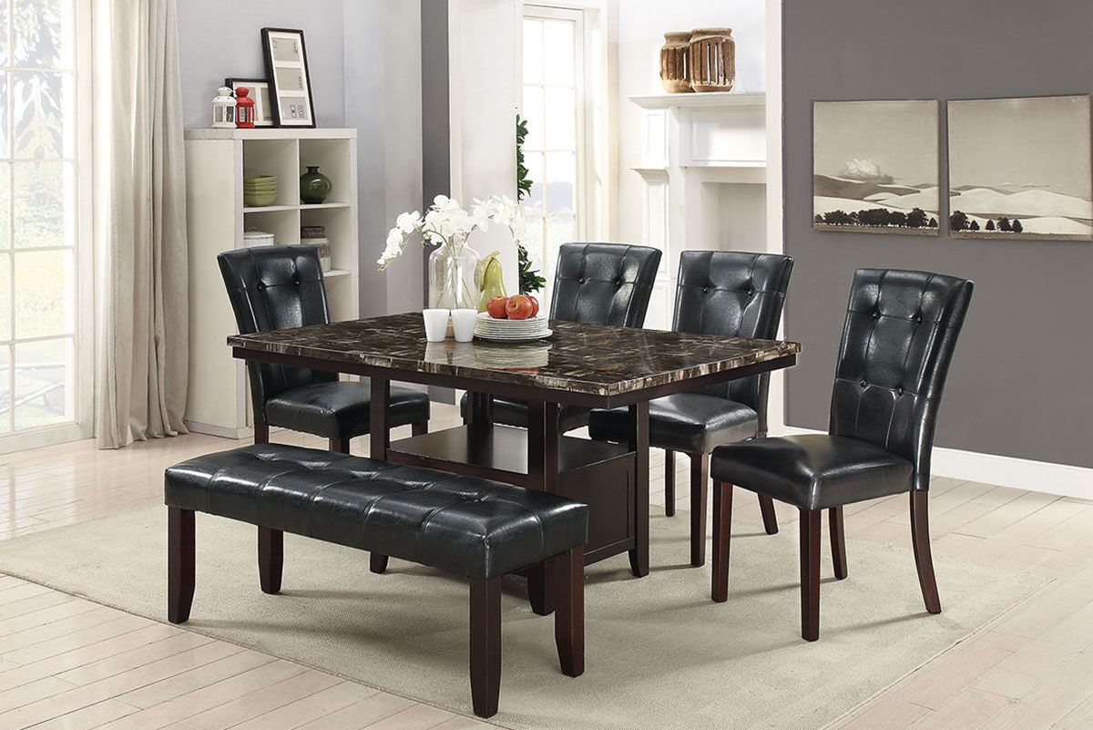 Elivia Dining Table With Chair Set