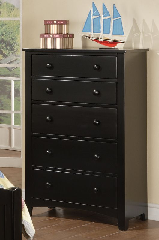 Black Finish Chest