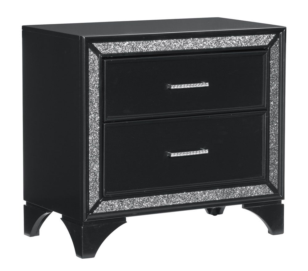 Fantasia Glitter Night Stand