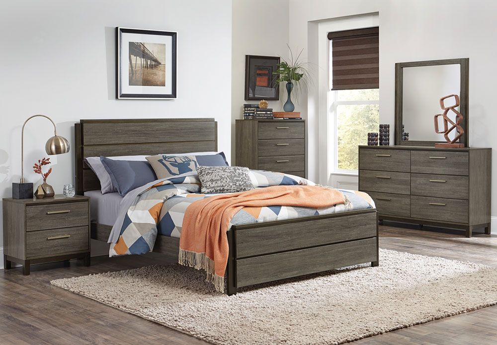 Fantine Rustic Grey Bedroom Furniture