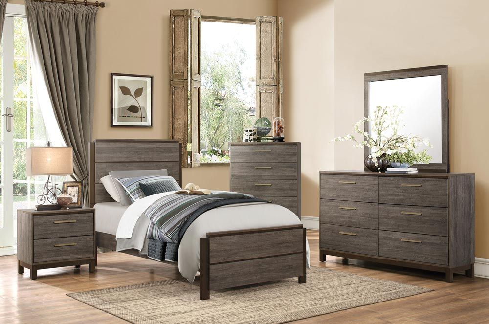 Fantine Rustic Finish Youth Bedroom