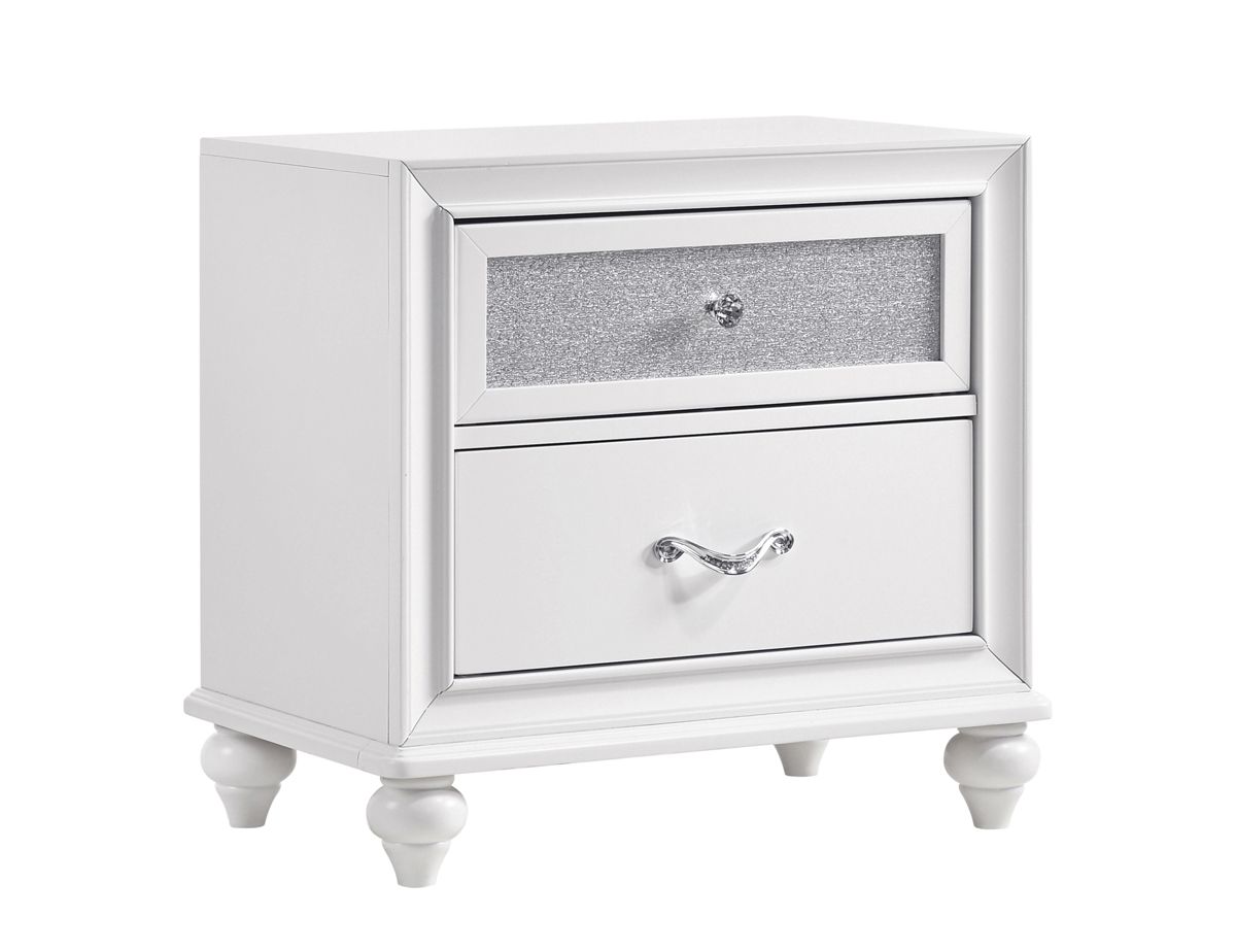 Farin White Night Stand