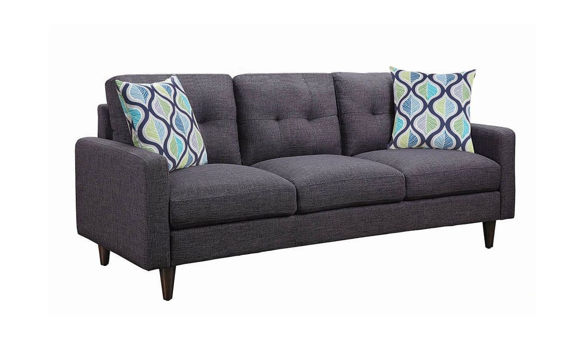 Fayne Gray Linen Sofa