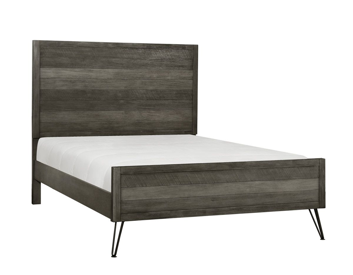 Felica Industrial Style Bed