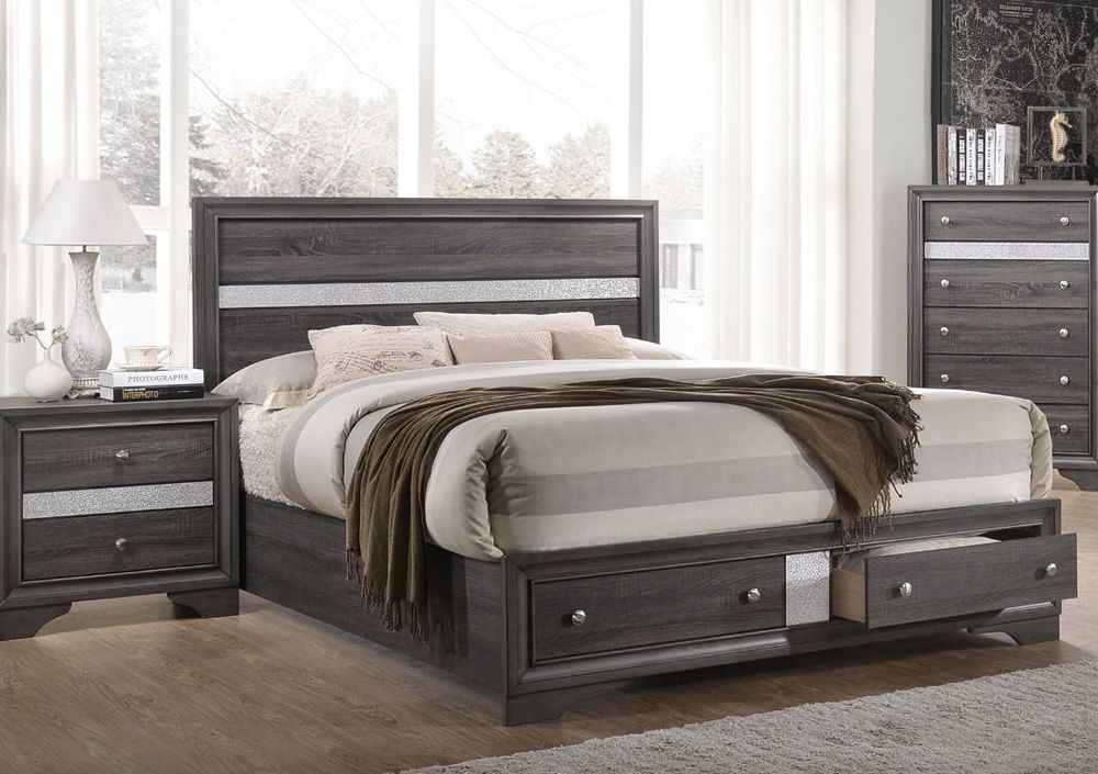 Filipo Modern Bed With Drawers