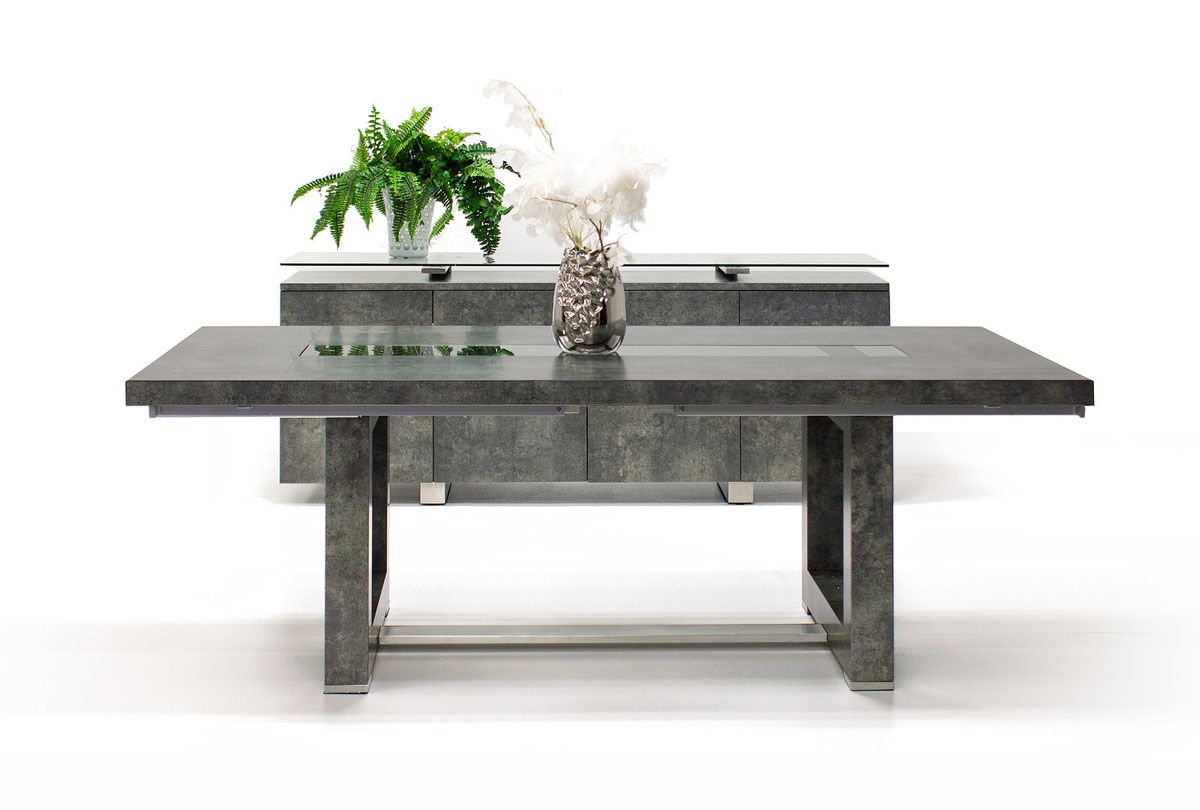 Fillmore Concrete Look Dining Table Without Extension