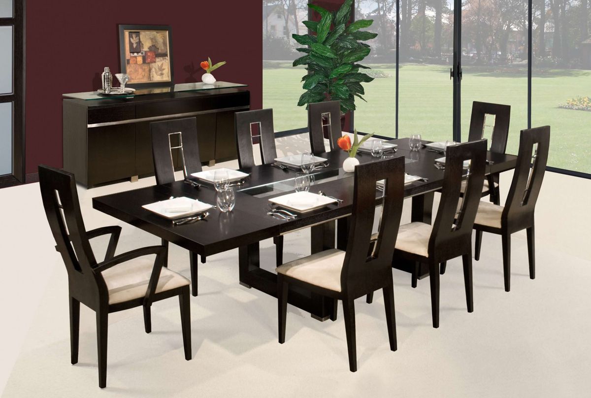 Fillmore Espresso Formal Dining Table Set