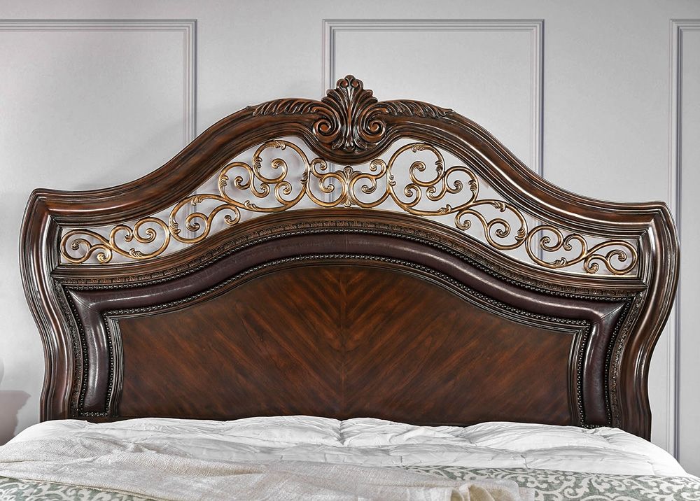 Fletcher Bed Headboard With Ornate Details