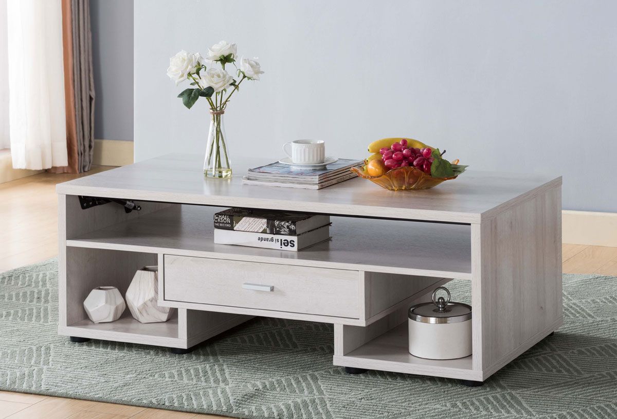 Folks Lift Top Coffee Table With Drawer